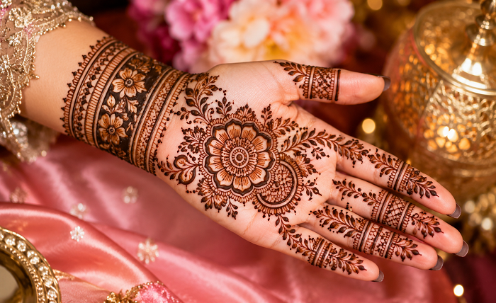 instagram instagram stylish royal front hand mehndi design